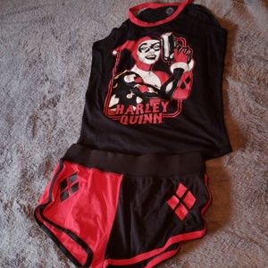 Harley Quinn womens xl pajama set
